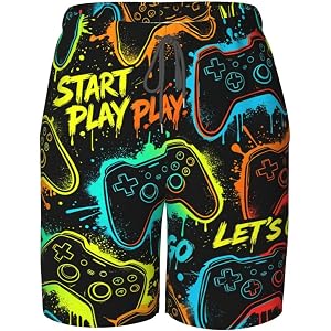 BARDANOUS Boy Beach Shorts Trunks - Board Shorts for Boy Swim - Swimming Pants for Boy