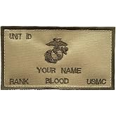 TacticalStitches.com Flak Jacket Identification Patch/Tag with Fastener