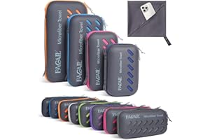 BAGAIL BASICS BAGAIL Camping Towel with EVA Case, Compact & Ultra Soft Microfiber Travel Towel - Super Absorbent & Lightweight Quick Dry Towels for Sports, Beach, Gym, Backpacking, Hiking and Yoga