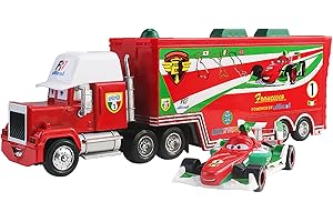 CEEKDIE The King& Chick Hicks & Mack Truck Uncle Diecast Vehicle Toys Set (Francesco Uncle)
