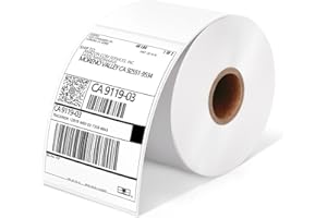 GLORYANG Thermal Shipping Labels - 350 Sheets per Roll, 4x6 Inch, Compatible with Zebra, Brother, Rollo, JADENS, Nelko, Phemome, Polono Printers, Self-Adhesive, Premium Quality for Shipping & Packaging
