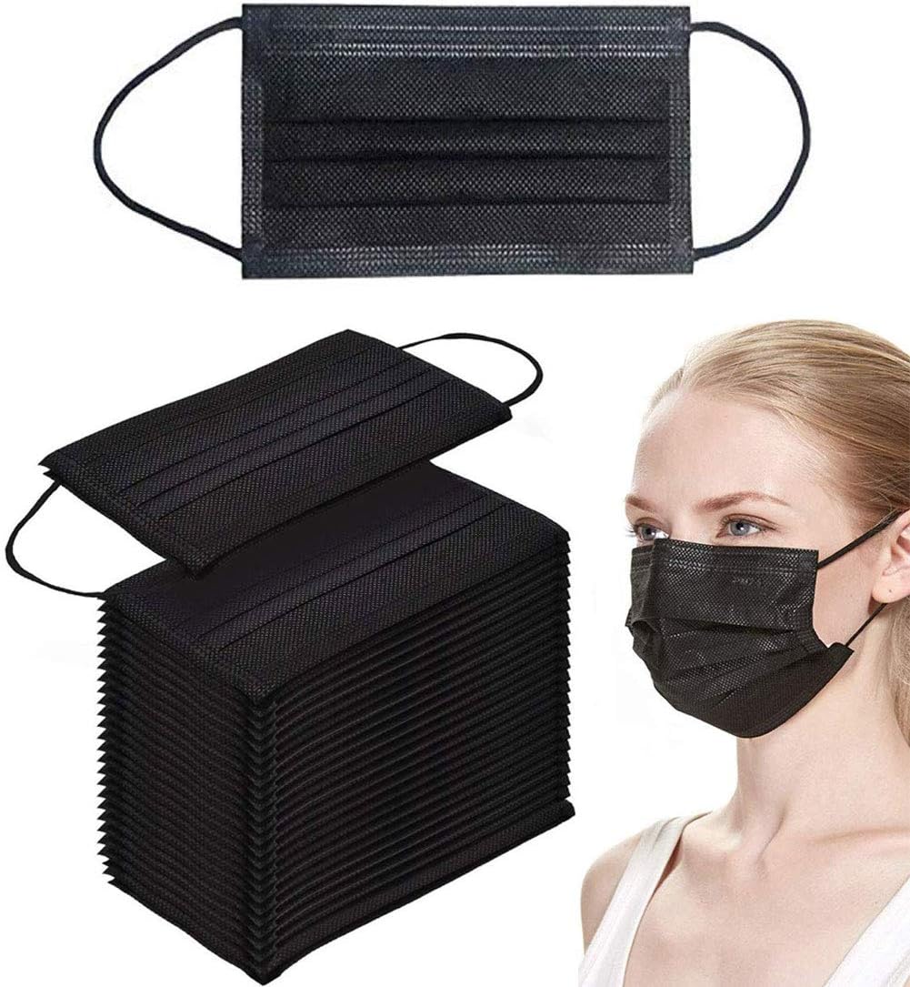 HANCYLILY Disposable Sanitary Products Disposable Face Dust Filter 5000 PCS, Black