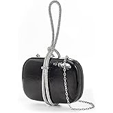 CARIEDO Women's Rhinestones Evening Handbag Crystal Clutch Bridal Purse for Wedding Prom Night Out Party