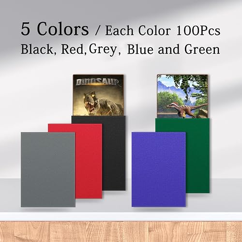 500 Matte Card Sleeves – Standard Size, Glossy & Matte Sides, Protects Trading Cards