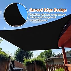 Artpuch 12'x24' Sun Shade Sail Curved Commercial
