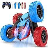 Cosone Remote Control Car RC Cars for Kids Toys Rechargeable 360° Rotating 2.4Ghz RC Stunt Car for Kids Birthday Gift for 6 Y