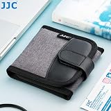 JJC Filter Case 3 Pockets Holds 3x 82mm Round Filters Foldable Belt Loop Gray view 8