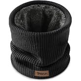 ROXUN Winter Neck Gaiter, Neck Warmer Cover Ski Gaiters for Men/Women | Soft Thick Fleece; Gentle on Skin; Stretchy Fit; Multi-function; Elegant Chic Look; Multi-color Options