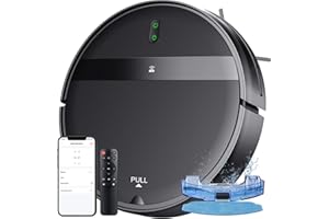 Kilgone Robot Vacuum Mop Combo with App/Voice Control, Robot Vacuums and Mop 2 in 1, Robotic Vacuum Tangle-Free, Daily Schedule, Vacuum Robot Cleaner and Mop Combo for Home