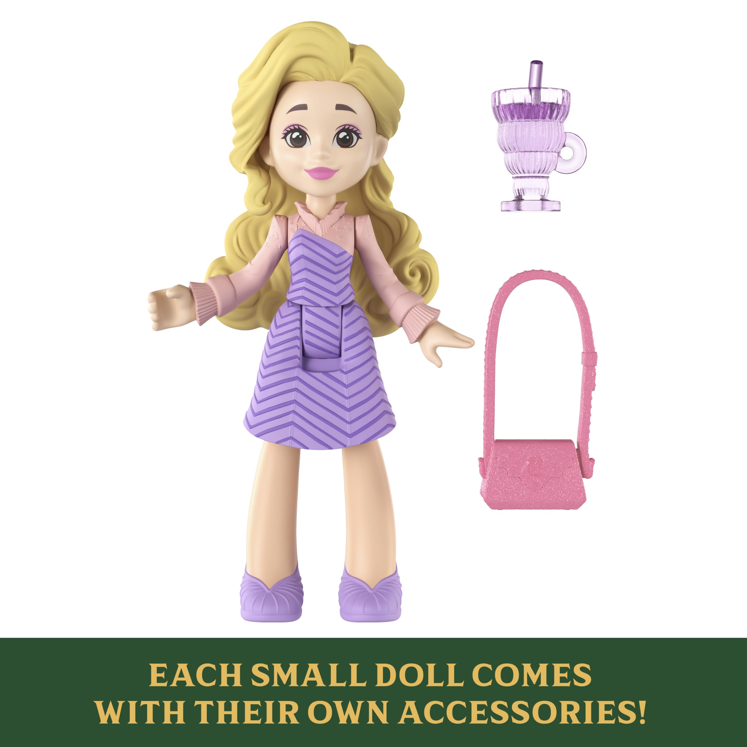 Mattel Universal Pictures’ Wicked Students of Shiz Multipack, 5 Small Dolls with Signature Looks and 9 Storytelling Accessories, Inspired by The Movie