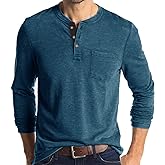 Uposiut Mens Henley Shirts Short Sleeve Mens Shirts Casual T Shirt Pocket Tee Shirts