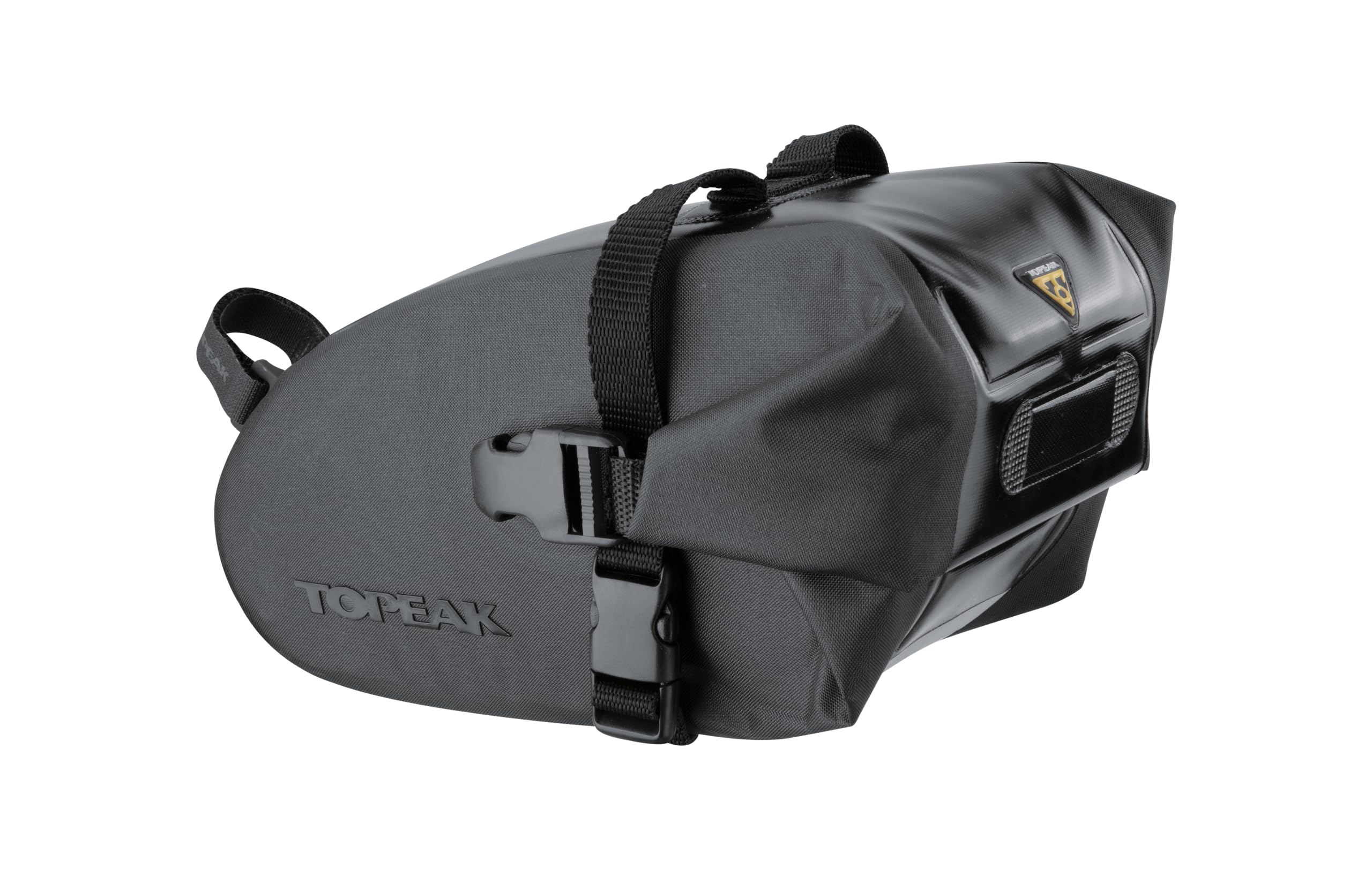 Topeak Wedge Drybag with Strap Mount, Small, Black,15x9x9cm