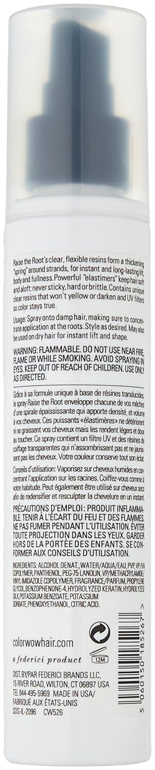 COLOR WOW Raise the Root Thicken and Lift Spray, 5.0 Fl Oz: Premium Beauty