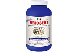 Brioschi Italian Lemon Flavored Effervescent Heartburn, Upset Stomach, Acid Indigestion, 8.5 oz bottle