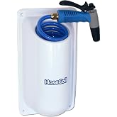 HoseCoil Side Mount Enclosure with 15' High Performance RV, Boat and Garden Hose