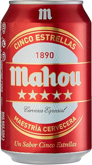 Mahou Cerveza - Paquete de 24 x 330 ml - Total: 7920 ml: Amazon.es: Alimentación y bebidas