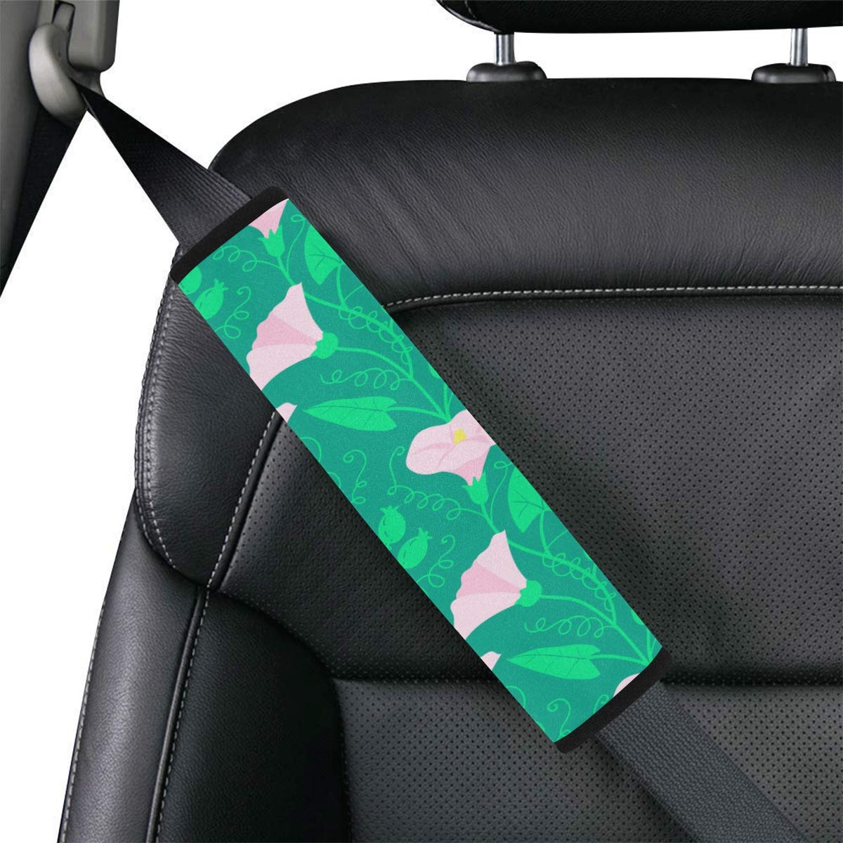 Simple Beautiful Color Morning Glory Baby Car Seat Belt