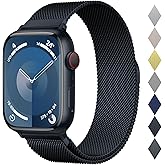 Stainless Steel Milanese Loop Compatible with Apple Watch Bands 46mm 44mm 45mm 49mm men and women, Magnetic Clasp Replacement for iWatch Ultra Series 11 10 9 8 7 SE 6 5 4 3 2 1