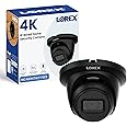 Lorex 4K 8MP IP Metal Dome PoE Wired Security Camera – Indoor/Outdoor IP67 Weatherproof, Color Night Vision, Long-Range IR, S