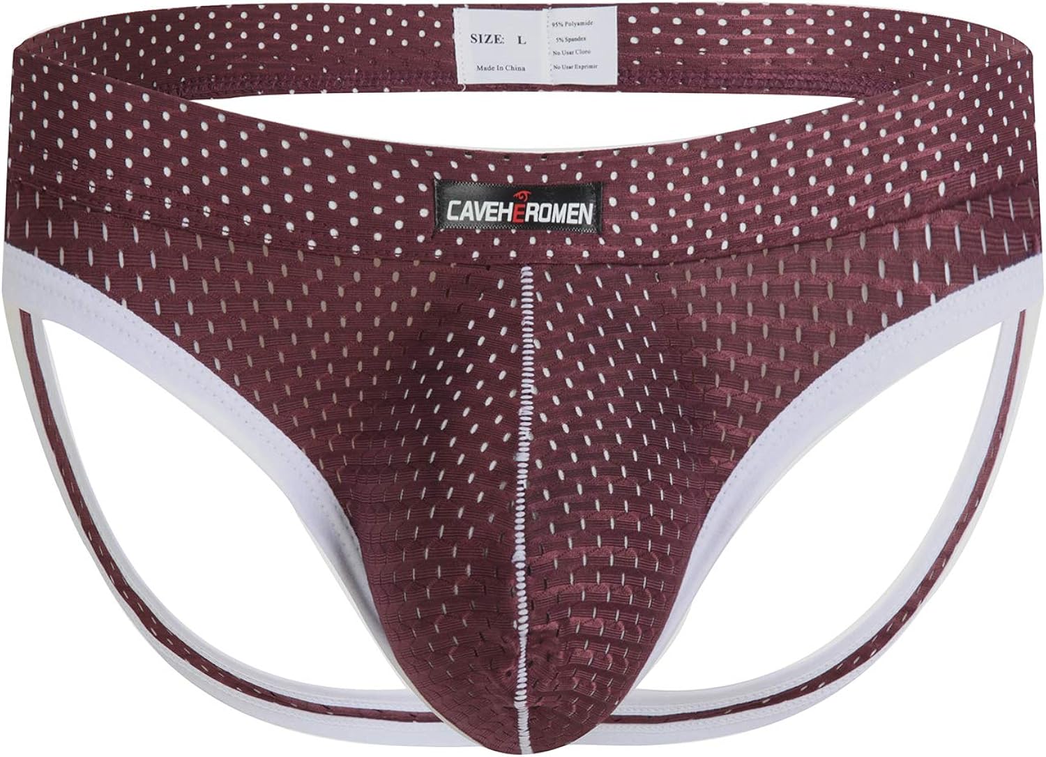 YOOBNG Mens Jockstrap Athletic Supporters Soft Cotton Low Rise Sports Active Underwear Elastic