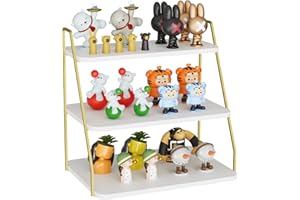 VyGrow 3 Tier Wooden Display Stand, Perfume Storage Rack, Party Display table, Figure and Collectibles Display Stand, Decorat