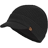 adidas Men's Griggs Brimmer Beanie with Brim – Standard Fit Winter Hat