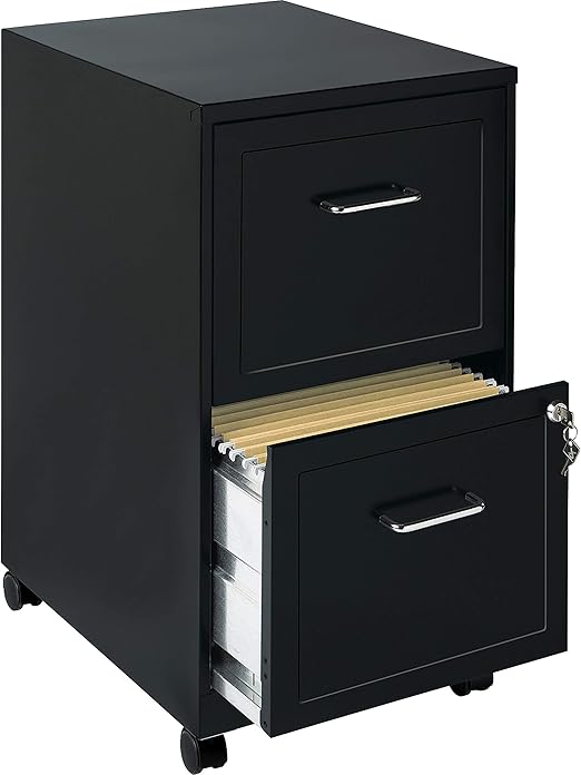 Amazon Com Lorell File Cabinet Black Furniture Decor