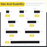 Mardatt 240Pcs 2.54mm Female Pin Header Assortment Kit 4-40 Pins PCB Connector view 2