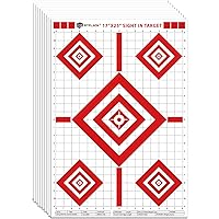 Atflbox Sight in Shooting Range Paper Target, 17X25 Inch Paper Shooting Targets Suitable for Handgun, Rifle, Pellet Gun, Airg
