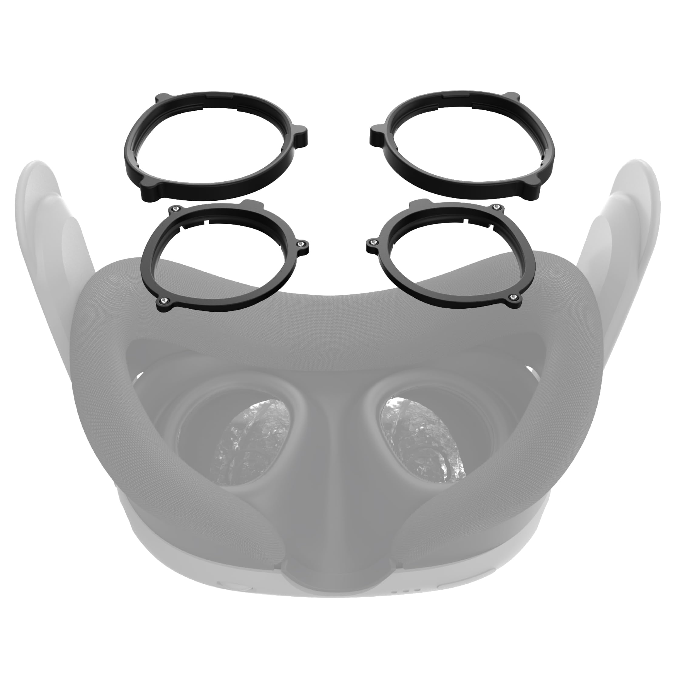 APEXINNO Upgraded VR Magnetic Frame Glasses Lens Insert for Meta Quest 3 Accessories, VR Lens Protector Anti-Scratch Ring for Headset Lens and Glasses for Oculus Quest 3