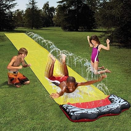 Auspilybiber Backyard Giant Water Slide 16 2 3ft Splash Pool
