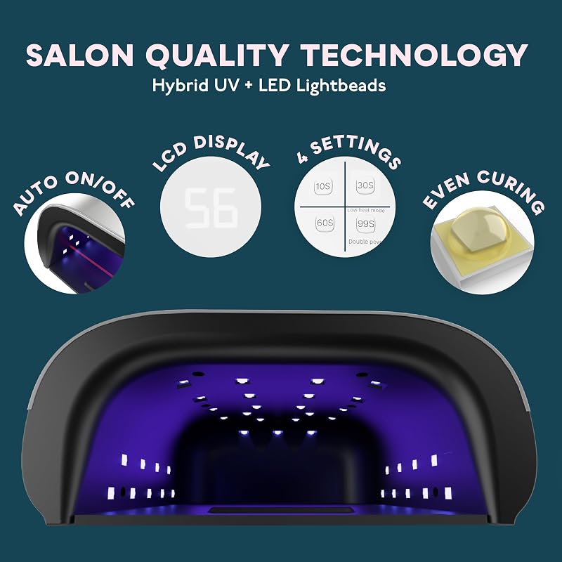SUN3 White UV LED Nagellampe – Gellampe für Gelnägel