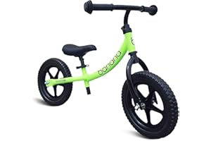 banana bike Balance Bike - Lightweight Toddler Bike - No Pedal with Adjustable Handlebar and Seat - Ideal Training Bicycle for Kids - Multiple Colors