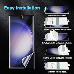 AVOAR 3 Pack TPU Screen Protector for Samsung
