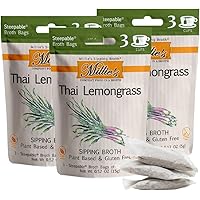 MILLIE'S SIPPING BROTH Steepable Sipping Broth with Vegetables, Lemongrass, Lime and Garlic for Snack Urges | Vegan…