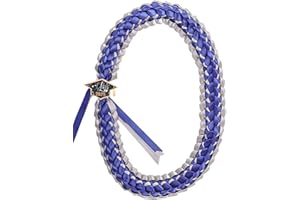 TFTAFAN Graduation Lei Class of 2025 Graduation Ribbon Leis Graduation Necklace Braided Necklaces Graduation Leis gift Party Accessories for Women and Men