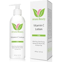 Amazon.com : Amara Beauty Vitamin C Face & Body Lotion 15% - with ...
