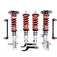 FAPO Adjustable Height Coilover Suspension Strut Lowering Kit, Mono-Tube Compatible with Honda CRV CR-V RE 2007-2011 Shock