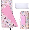 Wildkin Kids Original Nap Mat – Cozy Kids Sleep Mat with Pillow, ideal for School & Travel