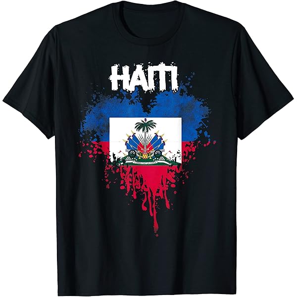 Camiseta Con La Bandera De Haití Del Futuro La Bandera Haitiana Como