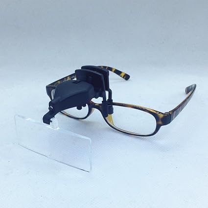 Accessori da scrivania e archiviazione Lente per Occhiali da Vista 1.5x 2.5X  3.5X Lente Dingrandimento per mani con Lente Dingrandimento Lente per  Occhiali urban-earth.co.uk