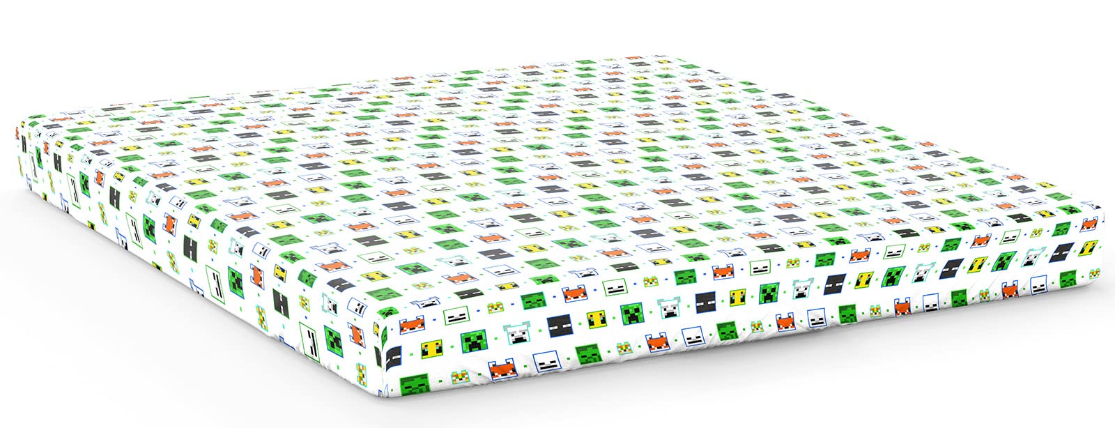 Jay Franco Minecraft Creative Mode 100% Cotton Double Fitted Sheet