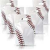 HEPAPATE 60Pcs Baseball Treat Candy Bags, Baseball Goodie Bag,Baseball Party Favors Bags, Baseball Theme Gift Bag for Kids Birthday Party Decorations