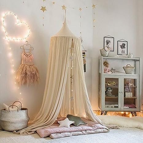 bedroom with baby bed