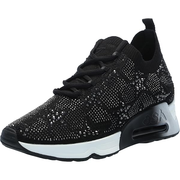Amazon.com | ASH Laika Metallic Knit Sneaker Women's