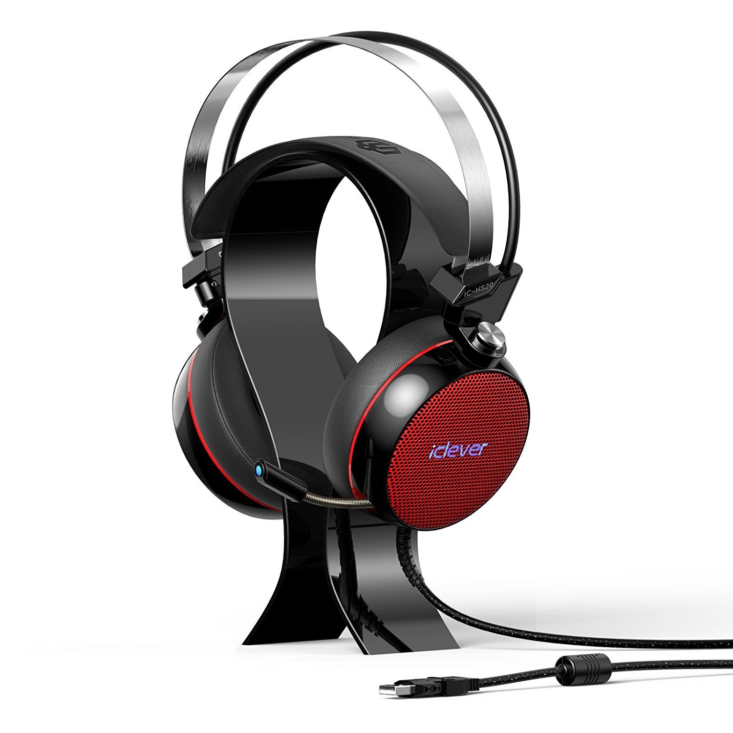 Gaming Headphones, iClever Gaming Headphones with Noisecanceling MIC