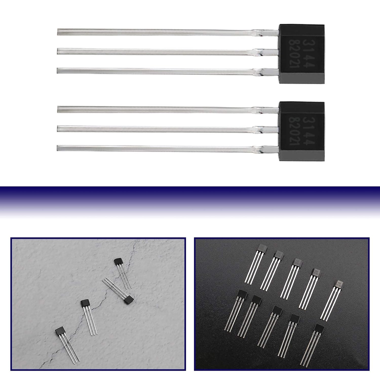Be In Your Mind 20Pcs A3144/OH3144/44E/AH3144E TO-92UA Linear Hall Effect Switch Sensors 3 Terminals For Automotive Industrial Applications - Image 5