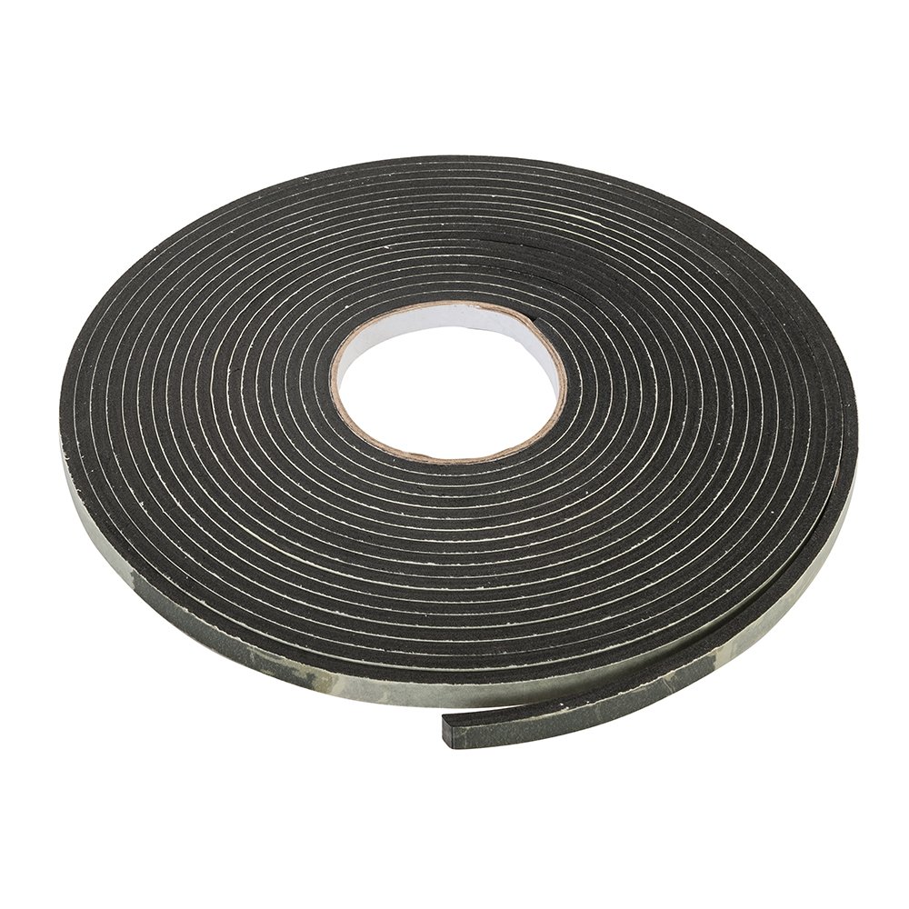 Fixman 294315 Self-Adhesive EVA Foam Gap Seal 3 - 8 mm / 10.5m Black