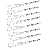 Mini Whisks 7 inch 8Pcs Stainless Whisk, Hand Egg Mixer for Flour Cake Egg, Kitchen Cooking Baking Use Whisk