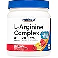 Nutricost L-Arginine Complex (Fruit Punch, 60 Servings) - Gluten Free, Non-GMO